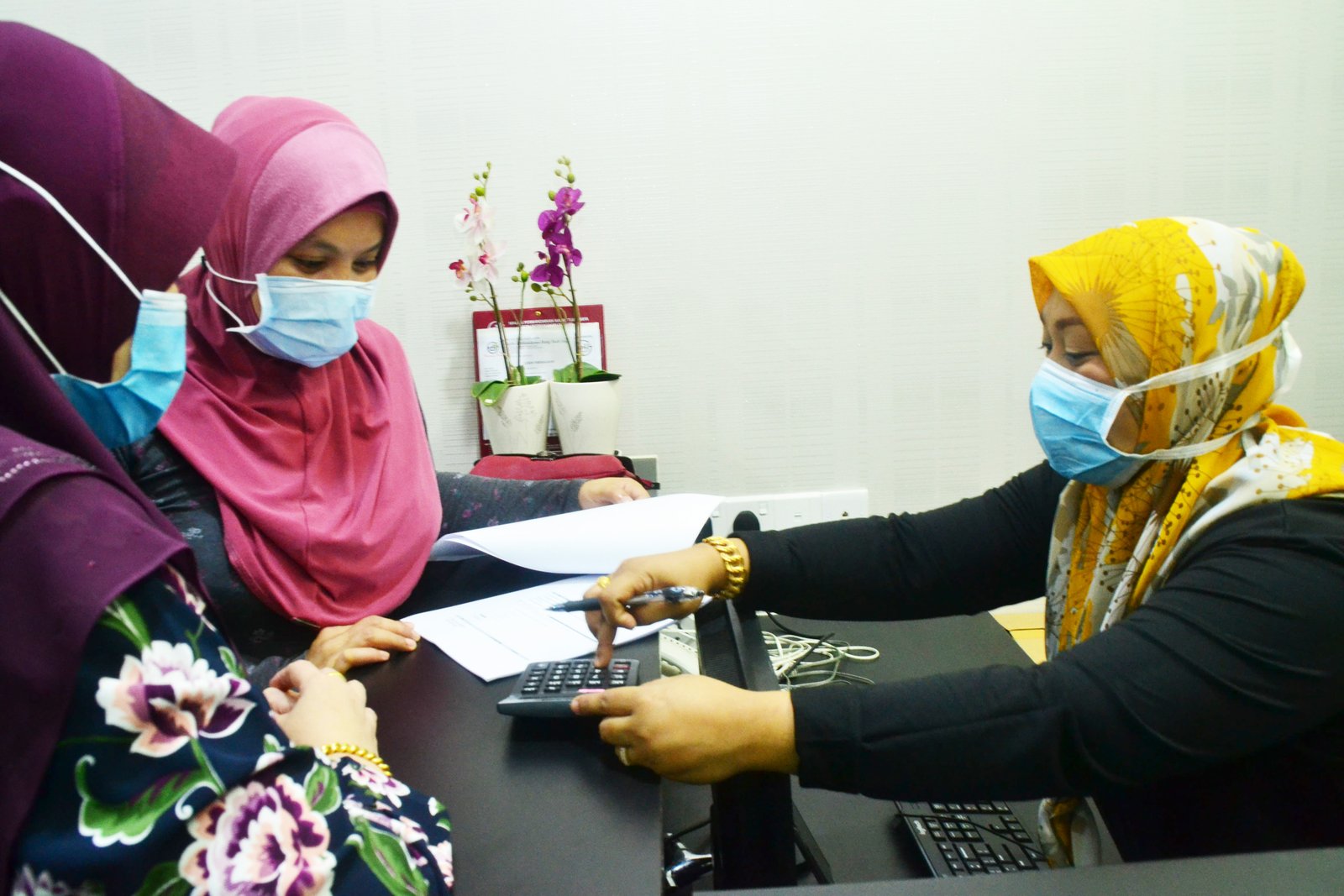 Aktiviti Pinjaman & Kaunter
